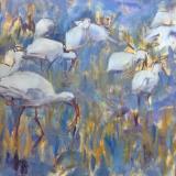 Feeding Gulls (Sold)