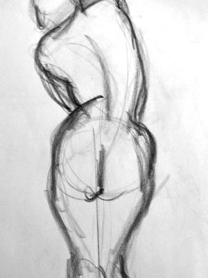 Prudence, Standing Back Pose Prudence, Standing Back Pose