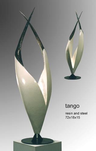 tango | steel & resin | 72" tall