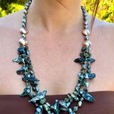 Deep Blue Sea Multi-Strand Necklace