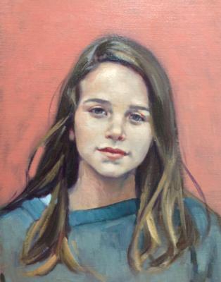 Girl 12x16" oil Girl 12x16" oil