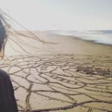 Large scale sand mandala 
