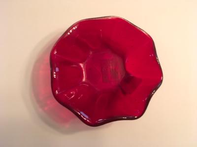 Red bowl 6” diameter 