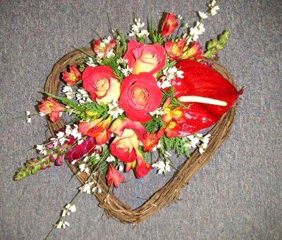 Heart shaped arrangement Heart shaped arrangement