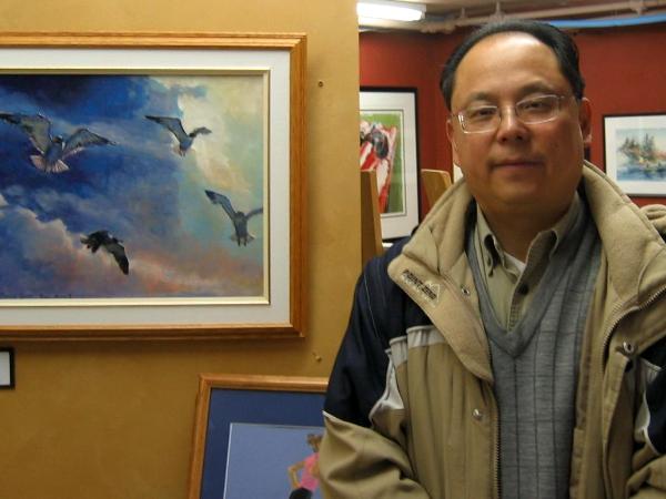 Jimmy Sun at Art Show