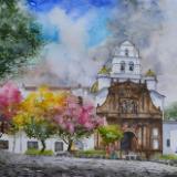 Guápulo church, 35cm x 50cm, 2015