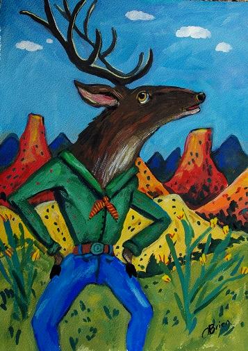 Majestic Cowboy Elk