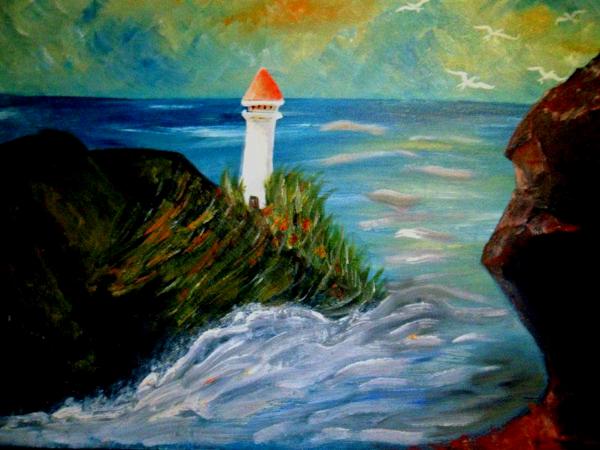 Lighthouse on the cliff 