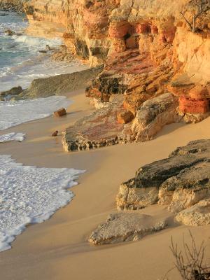 Cupecoy Cliffs at Sunset Cupecoy Cliffs at Sunset