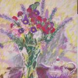 157/S38 Crystal vase and teapot (SOLD)