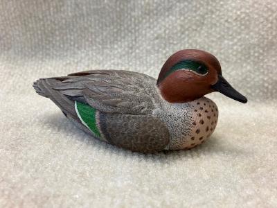Half size Green wing teal drake Half size Green wing teal drake