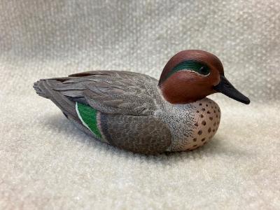 Half size Green wing teal drake