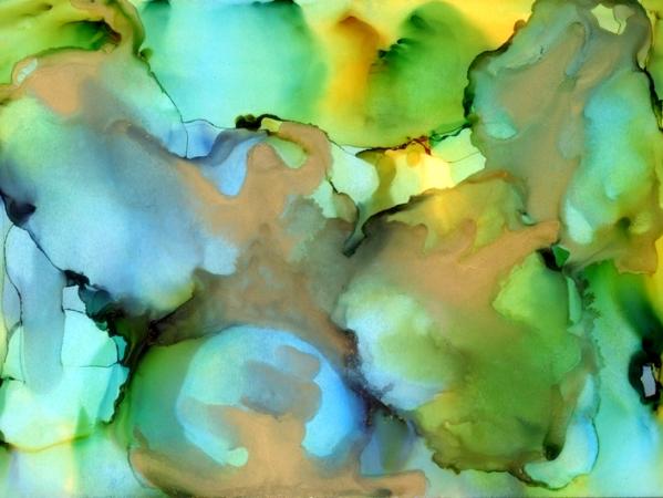 Alcohol Ink Painting