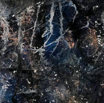Matted Mini Abstract #30 (Nocturnal Series 29-38) Matted Mini Abstract #30 (Nocturnal Series 29-38)