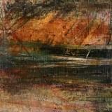 Matted Mini Abstract 14 (Orange series 13-18)