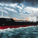 Ecuadorian oil carrier "Loja", 120cm x 60cm, 2013