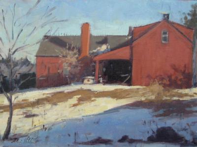 Triscott House 12x16" oil sold Triscott House 12x16" oil sold