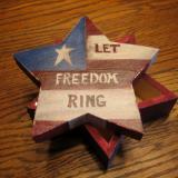 Let Freedom Ring Wooden Box