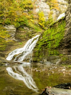 Lucifer Falls Autumn Refections Lucifer Falls Autumn Refections