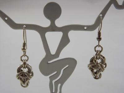 E-88 Sterling Chain Earrings