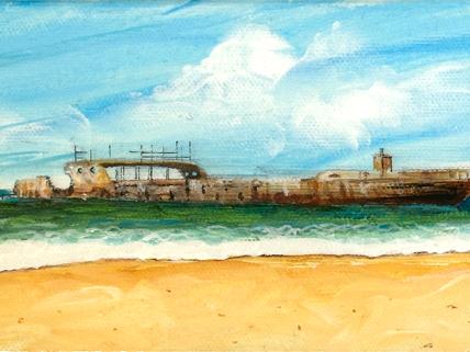 THE CEMENT SHIP BEFORE THE STORMS