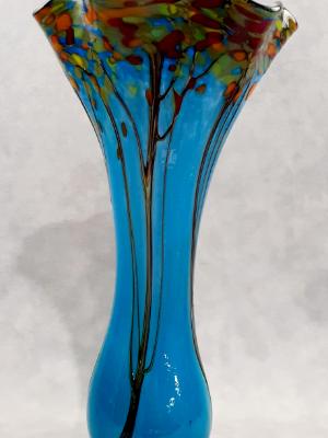 #894 #10012502 Fall Tree Vase 12.25''HX6.25''WX3.75''B $200.00 #894 #10012502 Fall Tree Vase 12.25''HX6.25''WX3.75''B $200.00