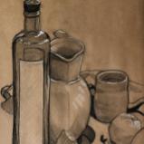 Still Life with Tall Bottle (Sold)