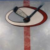 Hockey rink mural