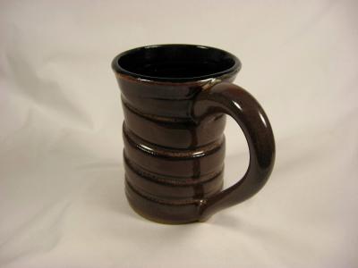 110525.C Coffee Mug with Spiraled Surface