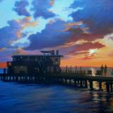 Rod Reel Pier Morning