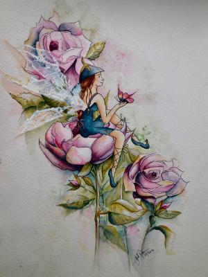 Rose fairie