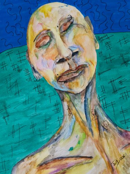 Tears fall like missiles. 