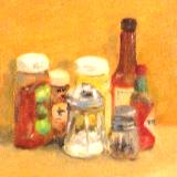 Study Still Life Condiments