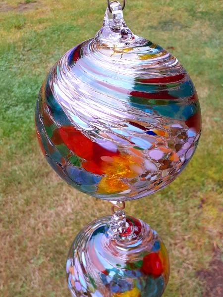 #10102503 Three ball hanging sculpture LG-5.75''  Med-4.75'' Sm-3.75''  Long-21'' $170.00