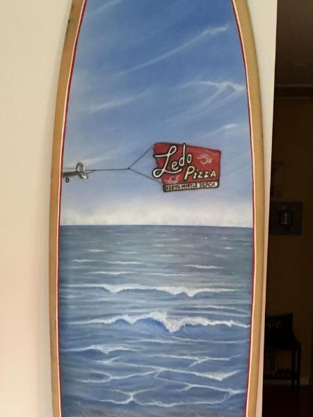 Custom Painted Surfboard 
