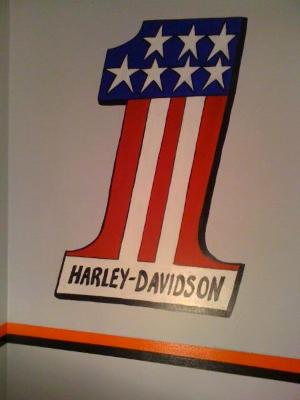 Harley mural