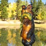 Bear with Trout $260.00 7"X24"