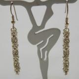 E-66 Sterling Silver Chain Earrings