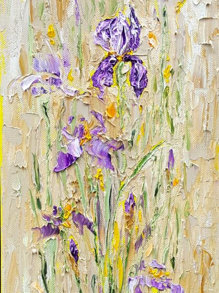 Purple iris 1 (sold)