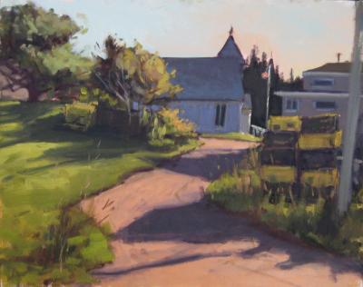 Monhegan Church 16x20 sold Monhegan Church 16x20 sold