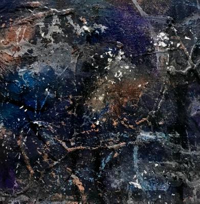Matted Mini Abstract #29 (Nocturnal Series 29-38) Matted Mini Abstract #29 (Nocturnal Series 29-38)