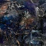 Matted Mini Abstract #29 (Nocturnal Series 29-38)