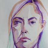 Natalia Watercolor Head 1