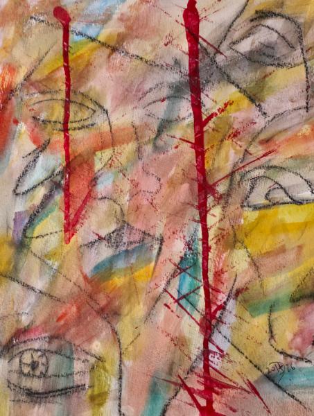 The disintergration of identity within a crumbling world.