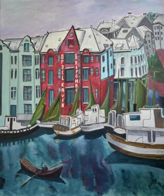 Norway 5 ft x6 ft oil on canvas Norway 5 ft x6 ft oil on canvas