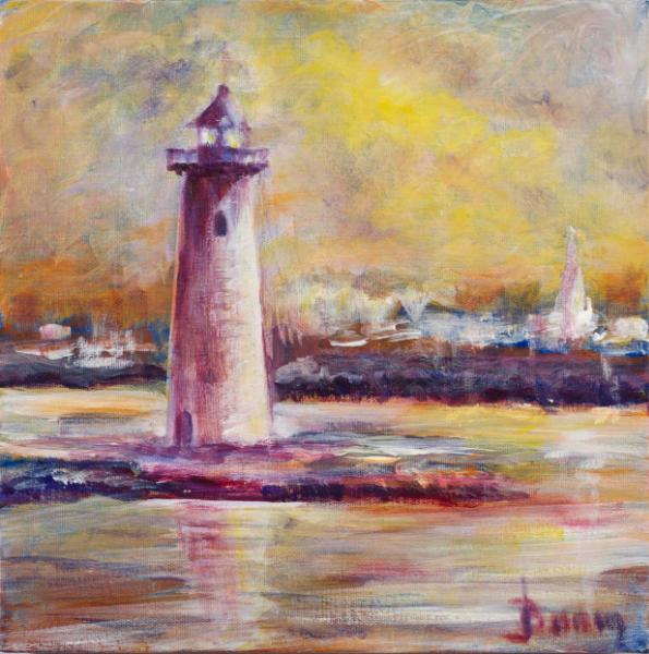 New England Lighthouse - SOLD