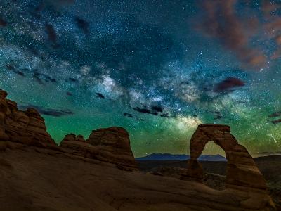 Delicate Arch Summer Night Sky Delicate Arch Summer Night Sky