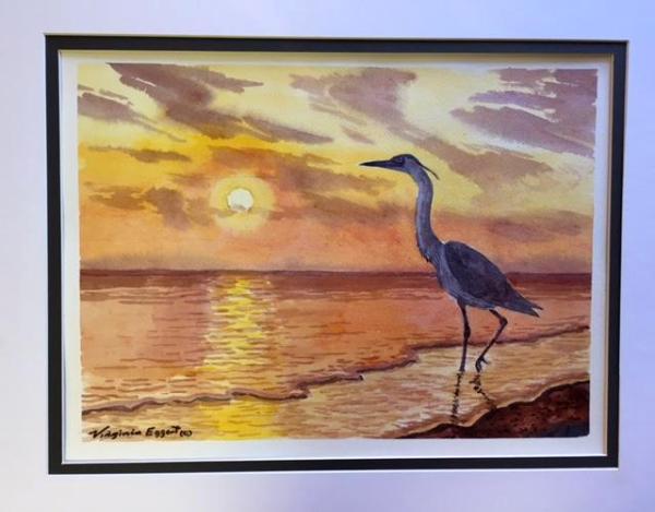 Heron at Sunrise