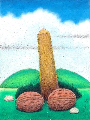 Obelisk and Walnuts Obelisk and Walnuts