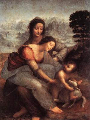 The Virgin and Child with St Anne